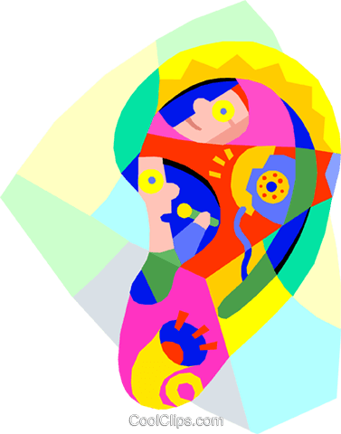 Human Ear Design With Sound Symbols Royalty Free Vector - Human Ear Design With Sound Symbols Royalty Free Vector (377x480)