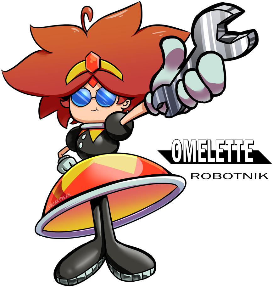 Omelette Robotnik By Theweakfreak - Omelette Robotnik By Theweakfreak (870x918)