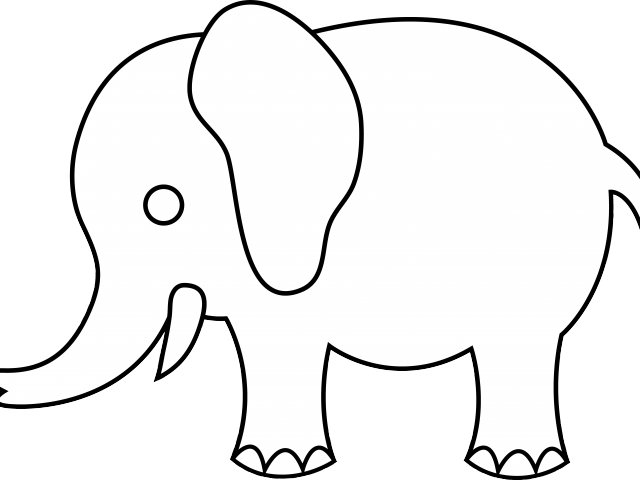 Drawn Elephant Sketch - Drawn Elephant Sketch (640x480)