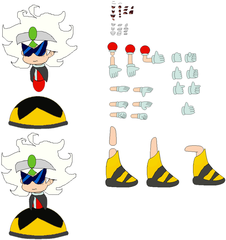 Character Builder Omelette Nega By Ebbithetigress - Character Builder Omelette Nega By Ebbithetigress (840x951)