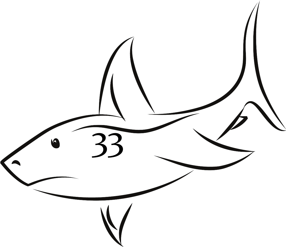 Similiar Shark Fin Drawing Cool Design Keywords Clip - Shark Fin Drawing (1197x1083)