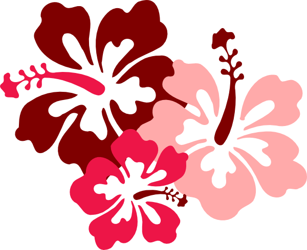 Hibiscus Pink Clip Art - Hawaii Flower (600x490)