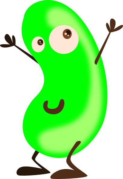 10 String Beans Clip Art Free Cliparts That You Can - Green Bean Cartoon (408x593)