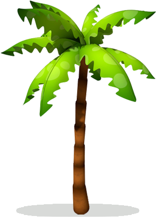 Process Of Extraction - Cartoon Palm Tree 3d (333x442)