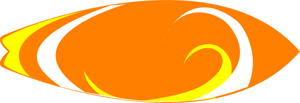 Tropical Surfboard Clipart Surfing Clipart Surf Pictures - Surfboard Clipart (600x207)