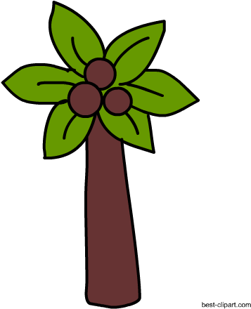 Coconut Tree Clipart Free - Clip Art (450x450)
