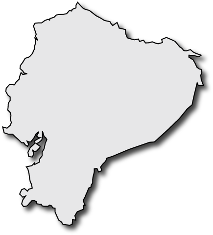 Ecuador Clip Art - Outline Ecuador Map (440x486)