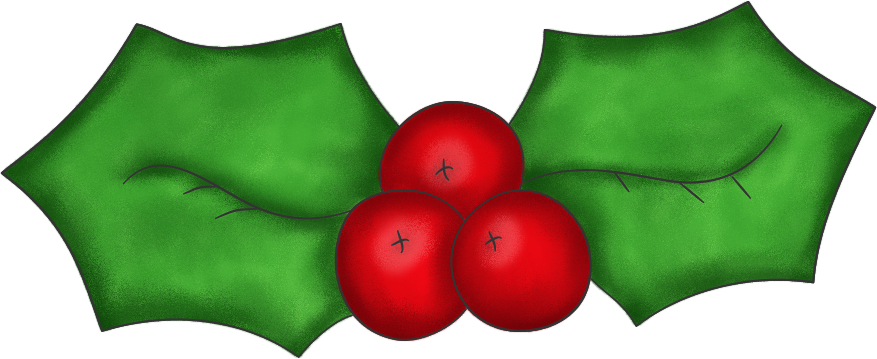 Christmas Holly Clip Art - Christmas Hat Clipart Transparent (877x359)