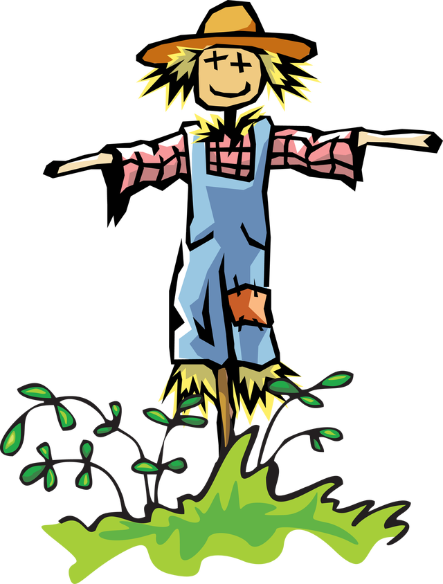 Free Scarecrow Clipart Image - Scarecrow Clipart (640x844)