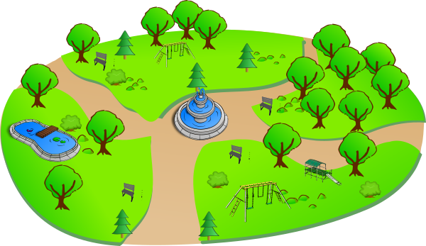 Park Png Clipart (600x347)