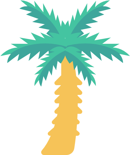 Coconut Tree Free Icon - Nature Park (512x512)