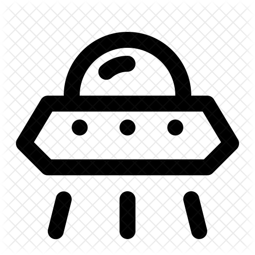 Ufo Icon - Coconut Icons (512x512)