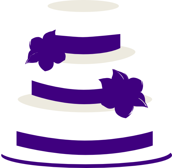 Wedding Cake Clip Art - Wedding Cake Clipart Transparent (600x587)