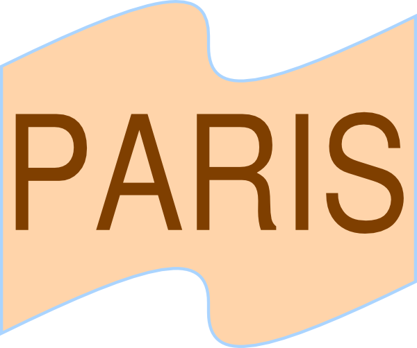 Waving Flag With Country Name Clip Art - Ece Paris (600x502)