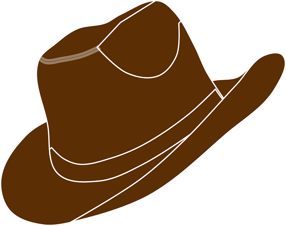 Hat Cowboy Brown Western Clothing Country Fashion - Hat Clipart Png (913x720)