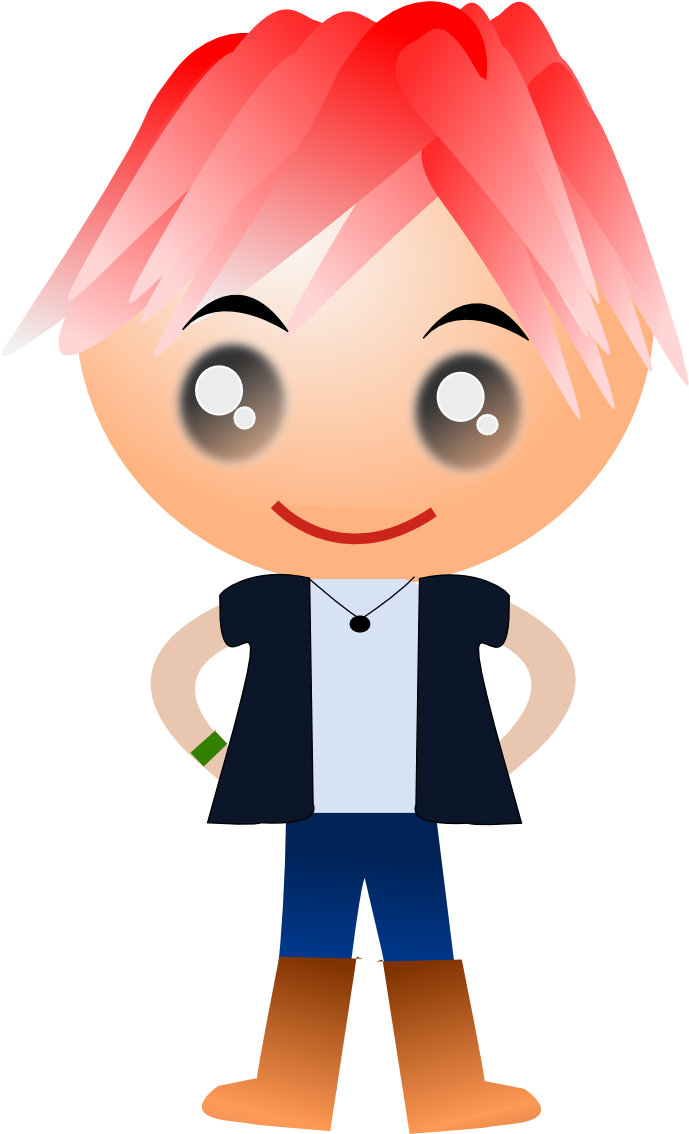 Anime Clip Art - Adolescence (999x1413)