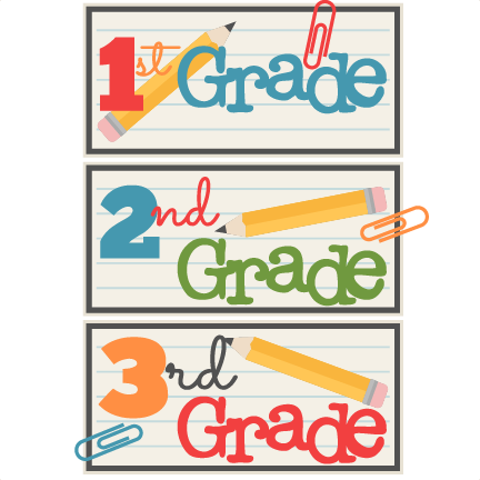 1st 2nd 3rd Grade Titles Svg Scrapbook Cut File Cute - Scalable Vector Graphics (432x432)