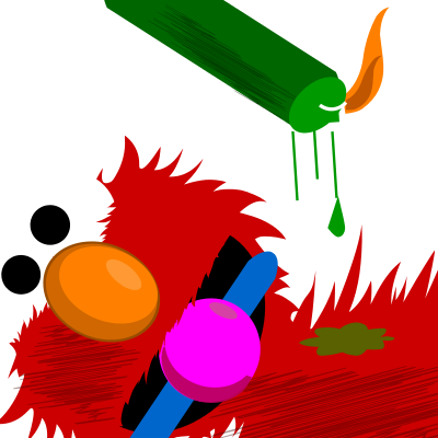Bdsm Elmo V2 - Elmo (400x400)