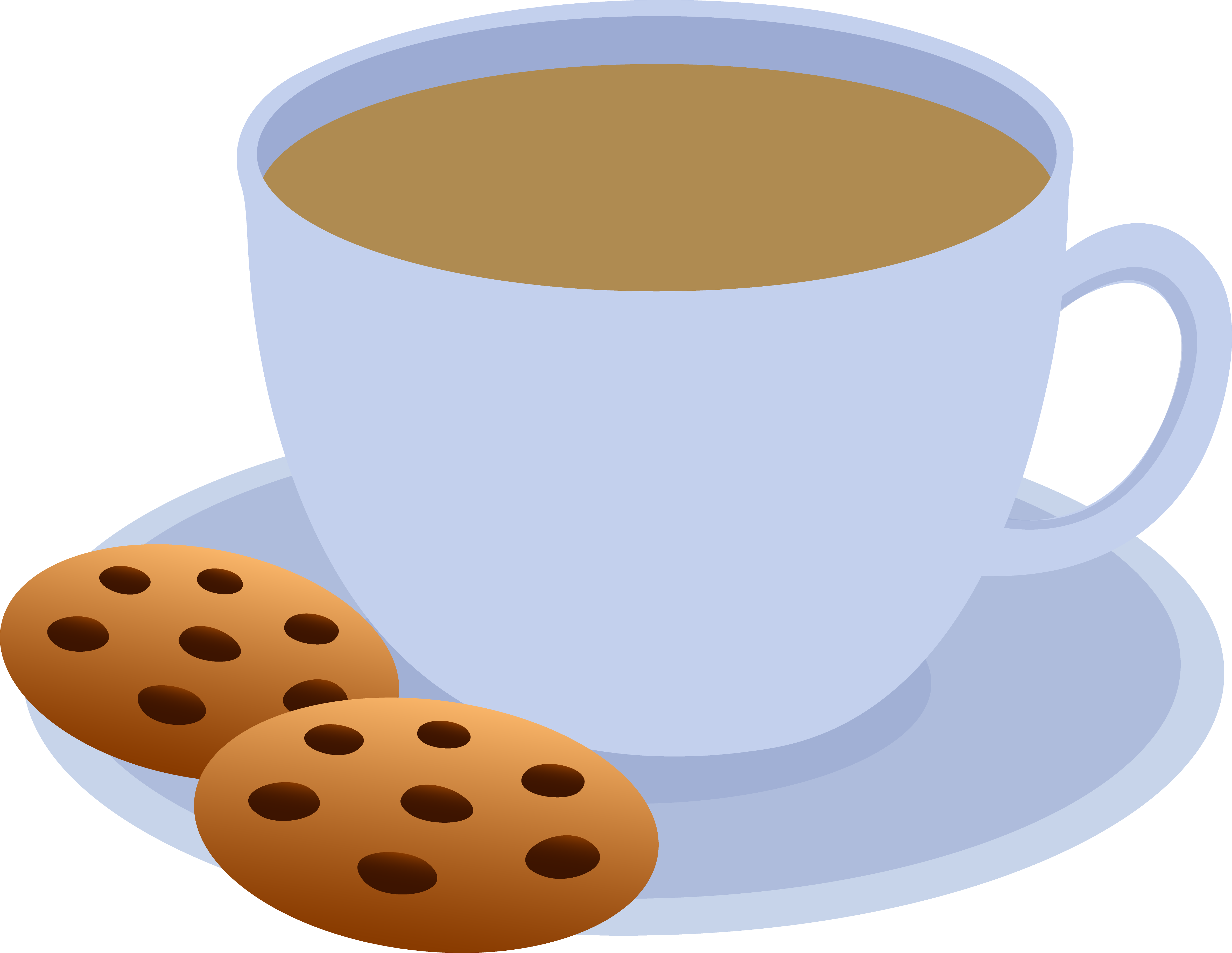 Free Cookies Clipart Clipartcow - Hot Chocolate And Cookies Clipart (4753x3678)