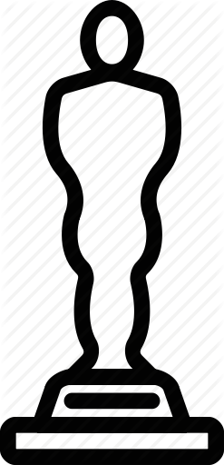Achievement, Award, Cinema, Film, Movie, Oscar Icon - Academy Awards (247x512)