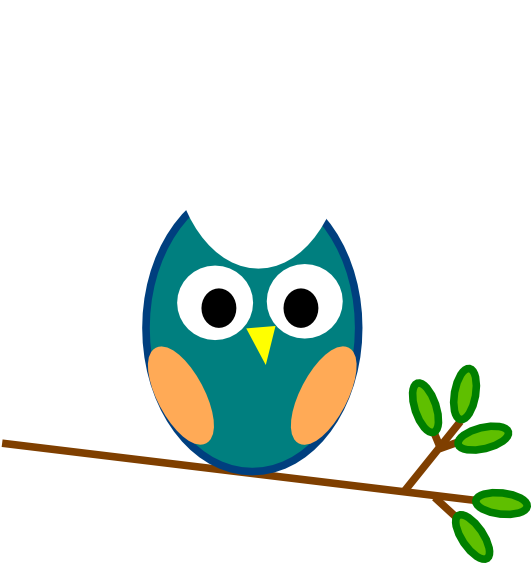 Cool Cartoon Owls Clip Art - Owl Clip Art (600x562)