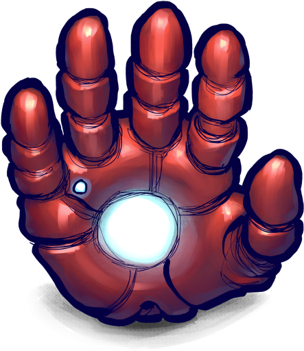 Hd Clipart Format - Iron Man Hand Png (512x512)
