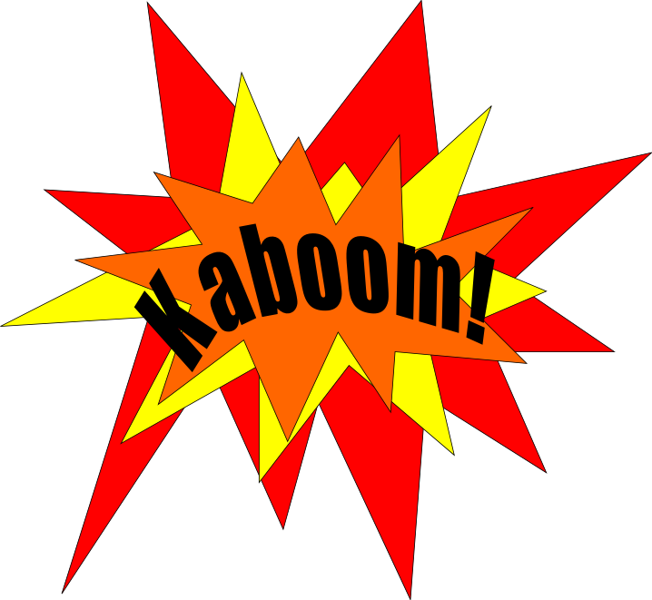 Clip Art Explosion Clipart Free To Use Resource - Graphic Design (718x661)