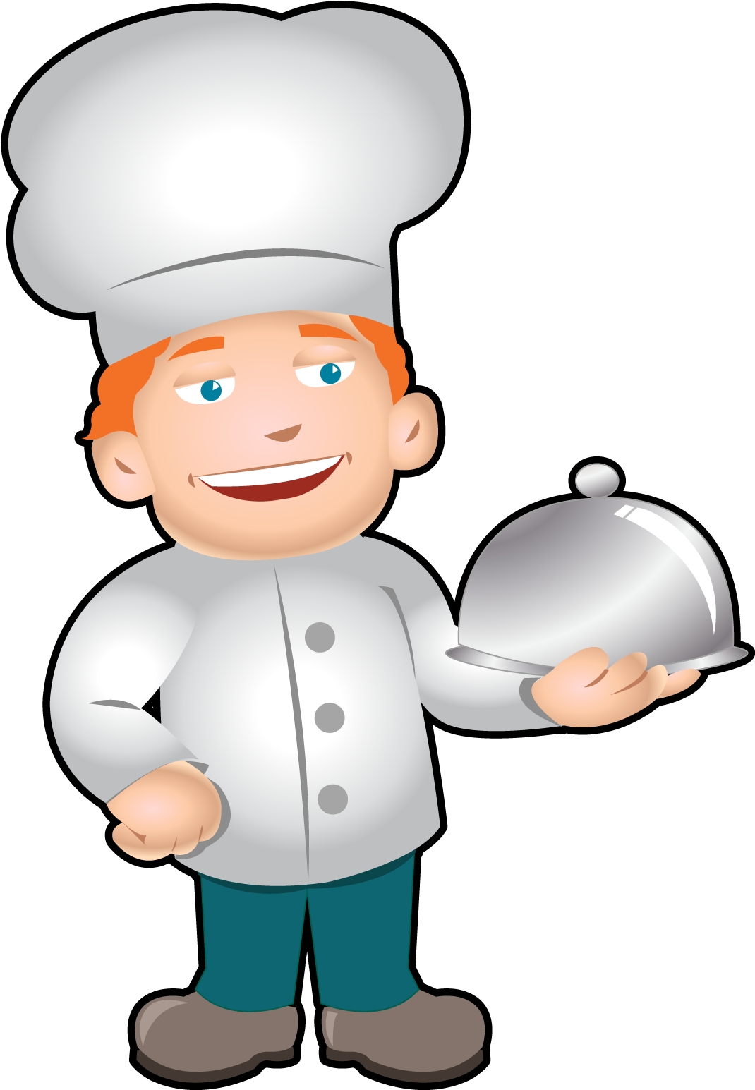 Grandmas Make The - Chef Clipart Transparent Background (1076x1554)