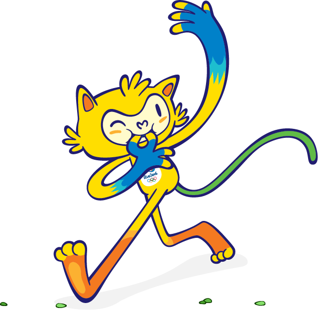 Rio 2016 Olympics Mascot Png - Olympic Mascot (639x623)