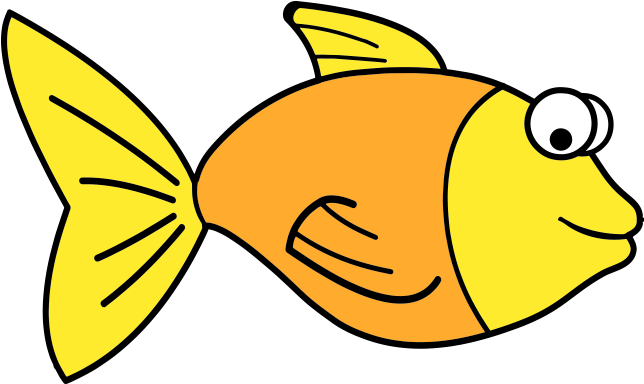Yellow Fish Clipart Clipartxtras - Cochlea Cartoon (1200x628)