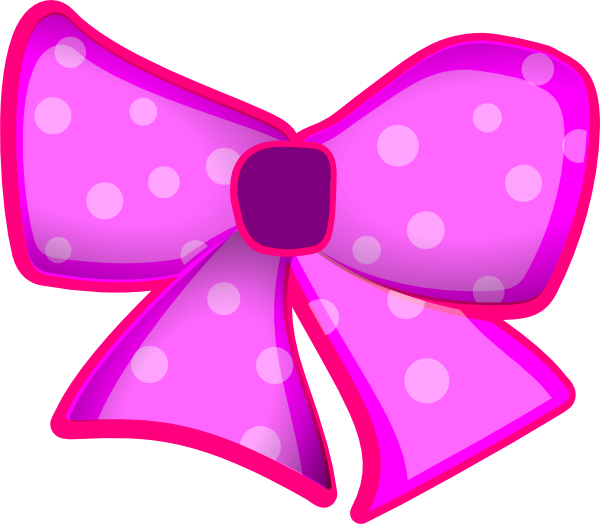 Bow Clip Art Vector Clip Art Free Image 7 - Hair Bow Clip Art (600x524)