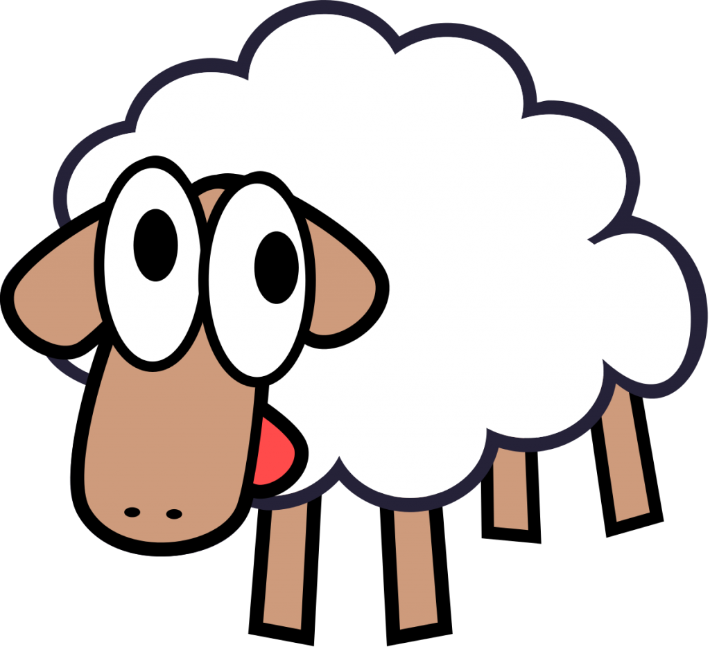 She Is Our Belle Aire Art Awareness Mascot - Sheep Puns (1024x934)