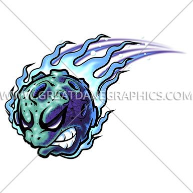 Comet Flying Mascot - Art (385x385)