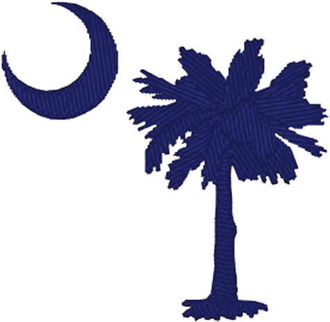 S - Carolina - South Carolina Flag Sticker (500x500)