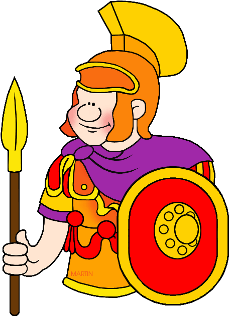 Egyptian Soldier Cliparts - Roman Centurion Clip Art (490x648)