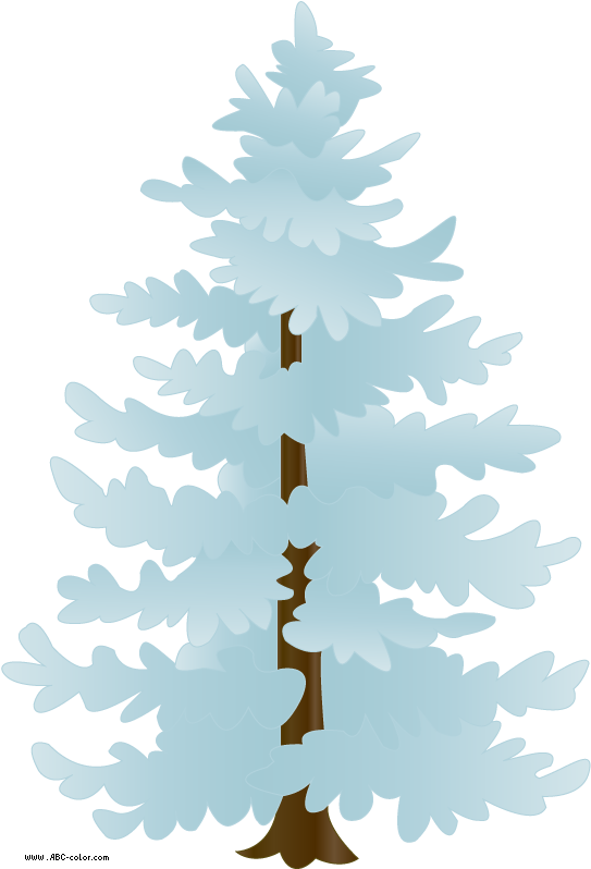 Download Bitmap Picture Snow Covered Tree - Snow Tree Clipart Free (567x822)