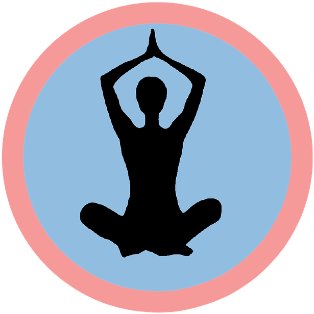 Black, Icon, Sport, Asian, Silhouette - Yoga Illustration (720x720)
