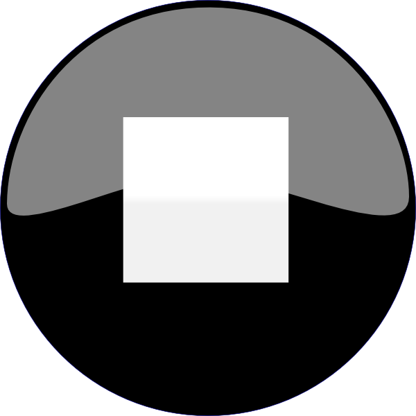 Stop Button Black Svg Clip Arts 600 X 600 Px - Play And Pause Button Png (600x600)
