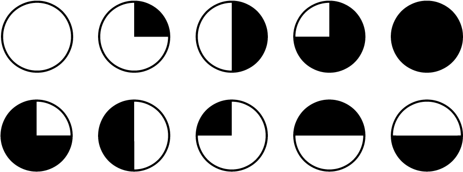Harvey Balls Powerpoint - Harvey Balls (1000x400)