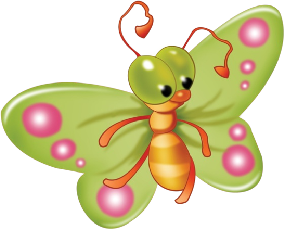 Baby Butterfly Cartoon Clip Art Pictures - Cartoon Butterfly (600x600)