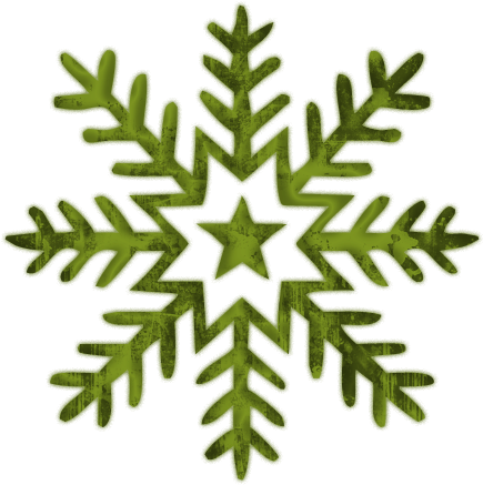 Snowflake - Clipart - Transparent - Background - Red And Green Snowflakes (512x512)