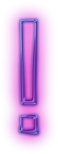 Download - Neon Exclamation Mark (512x512)