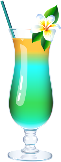 Birthday Clipart - Cocktail Clipart (283x600)