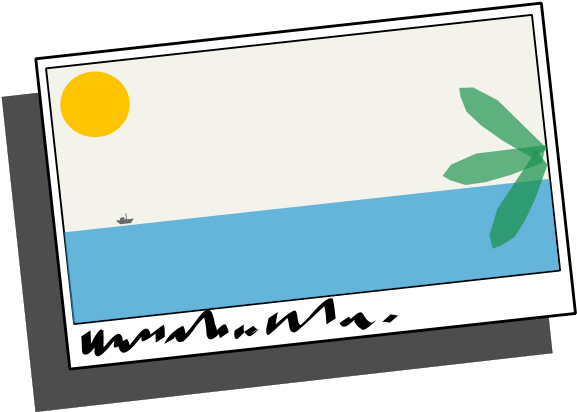Free Clip Art Postcard (1052x750)
