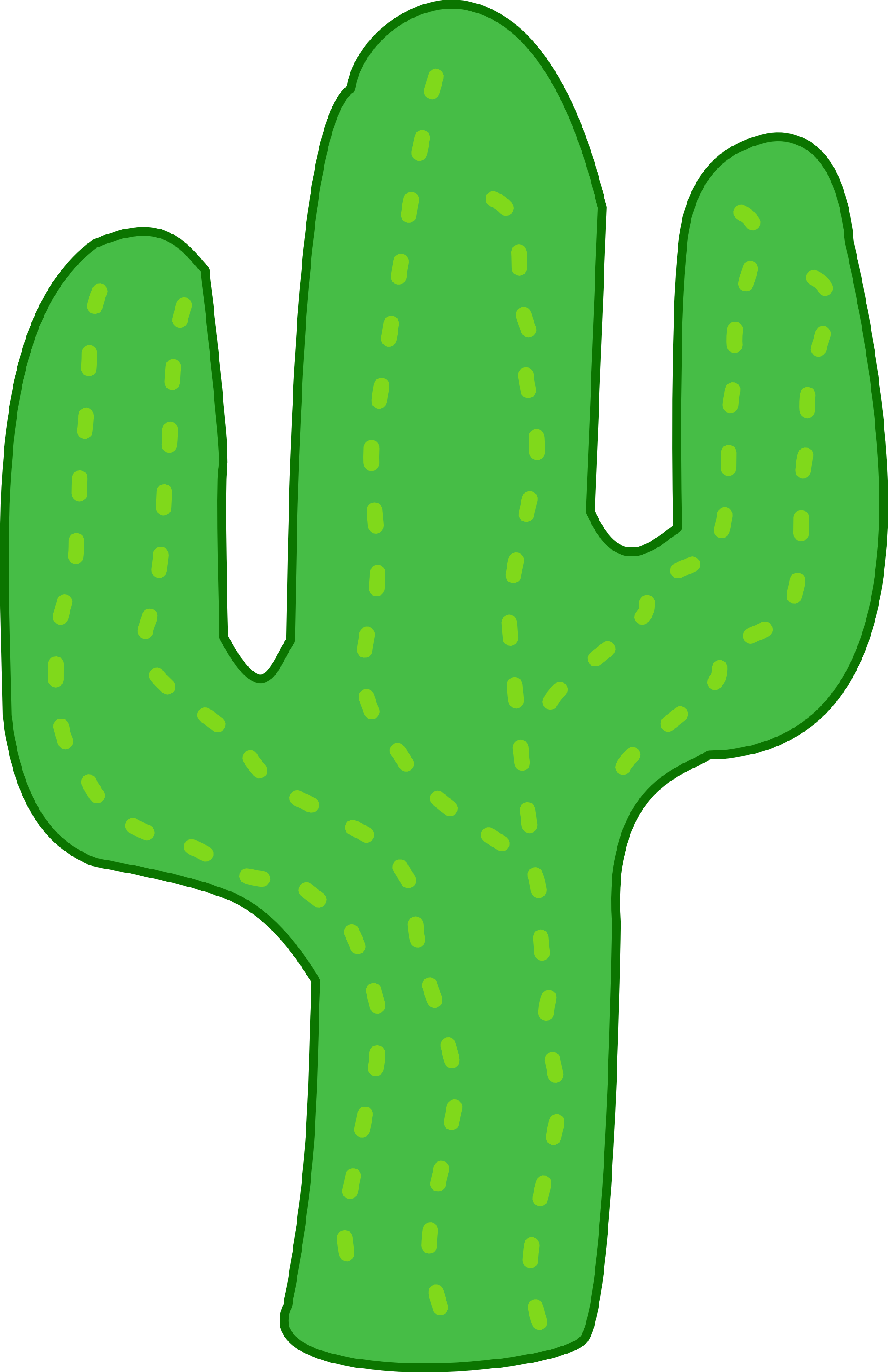 Clipartist - Clip Art Cactus (1979x3055)