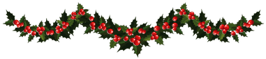 Garland Christmas Red Transparent Png Image, Clipart - Holiday Garland (400x400)