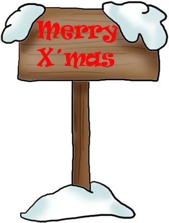 Merry X-mas Clip Art - Merry Christmas Clip Art (387x472)