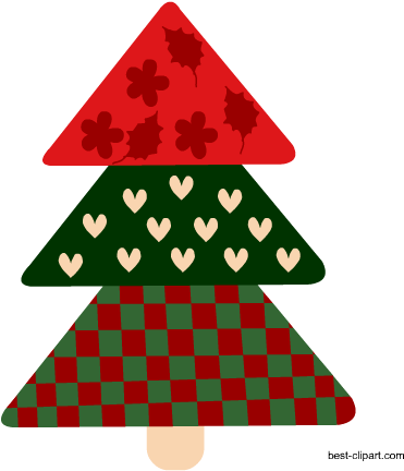 Coloful Christmas Tree With Beautiful Pattern Free - 聖誕樹 圖案 (450x450)
