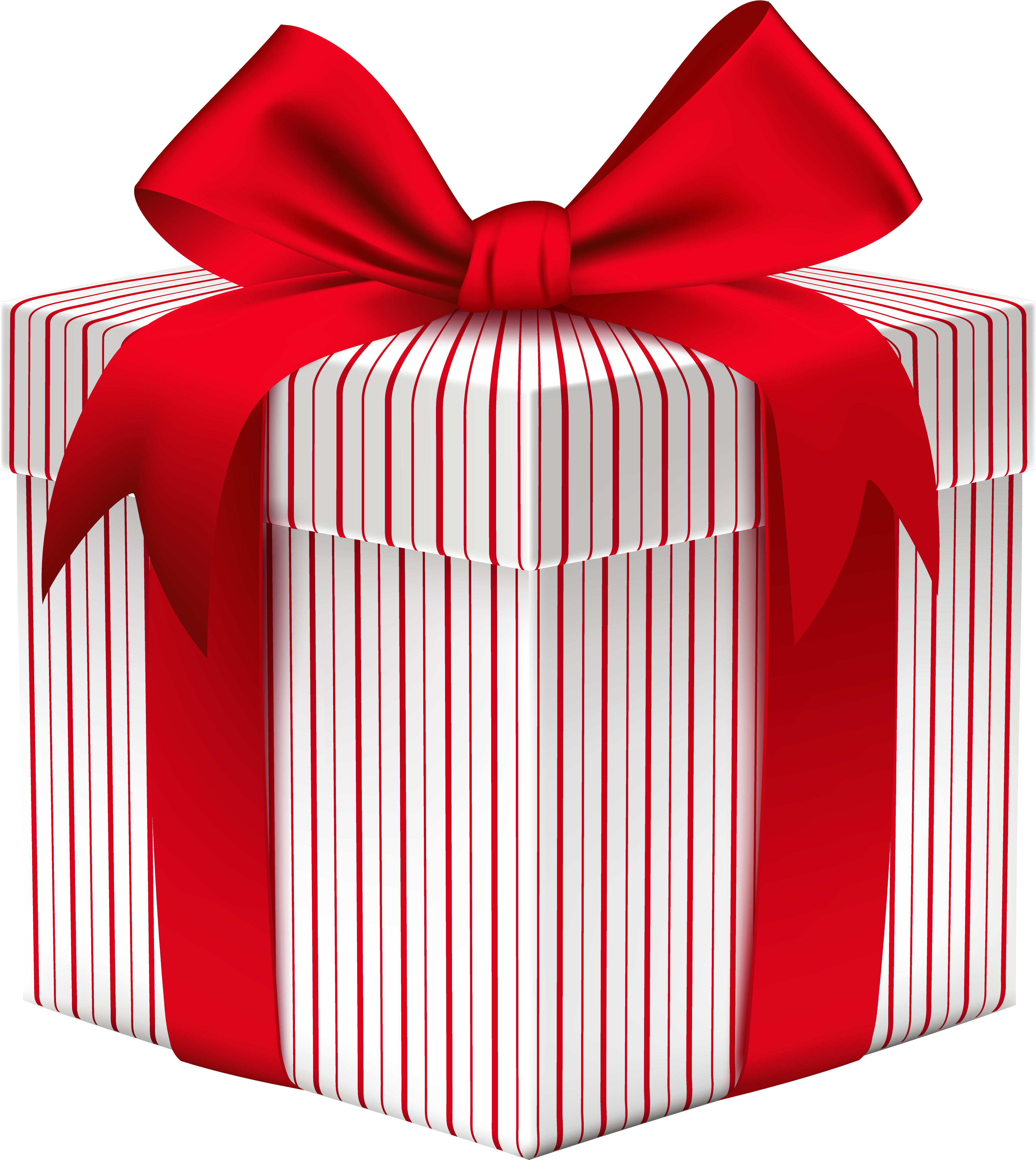 Gift Box With Bow Png Clipart Image - Gift Box With Bow.