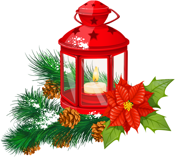 Christmas Lanterns All Under Rs - Transparent Christmas Objects Png (600x545)